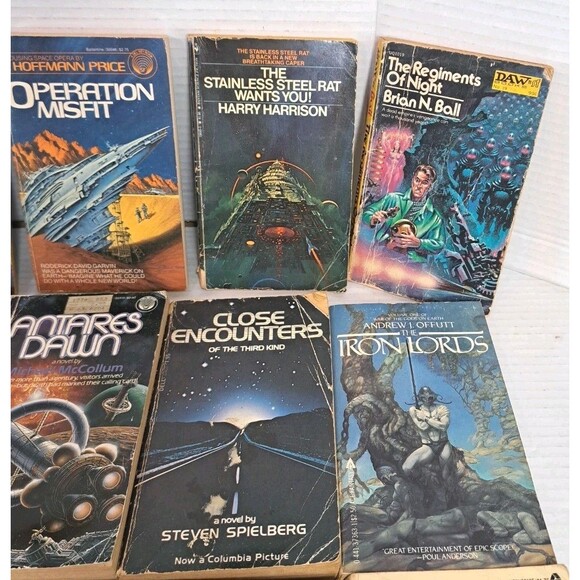 Vtg Horror & Sci-Fi (25) Book Lot Asimov Heinlein Bradley Clarke Foster + More - Picture 7 of 10